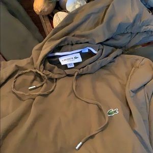 Lacoste long sleeve hooded t-shirt